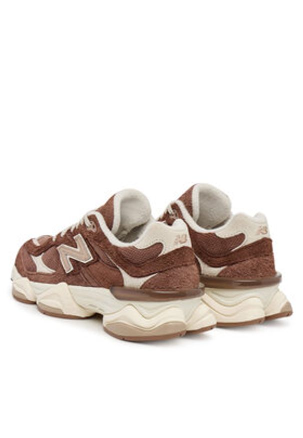 New Balance Sneakersy U9060CCC W Brązowy. Kolor: brązowy. Materiał: zamsz, skóra
