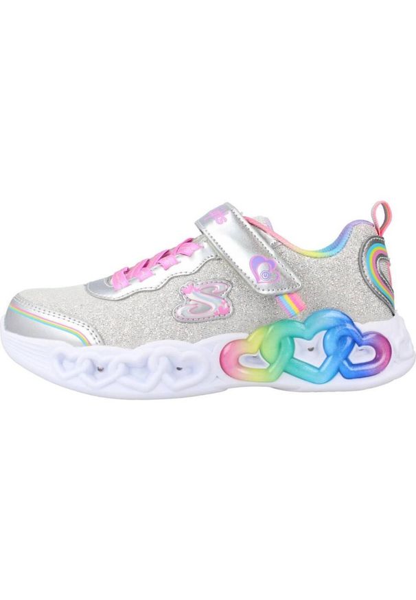skechers - Tenisówki Skechers Model 303751l Kolor Szary. Kolor: szary. Materiał: syntetyk, tkanina. Model: Skechers Sport. Sport: turystyka piesza