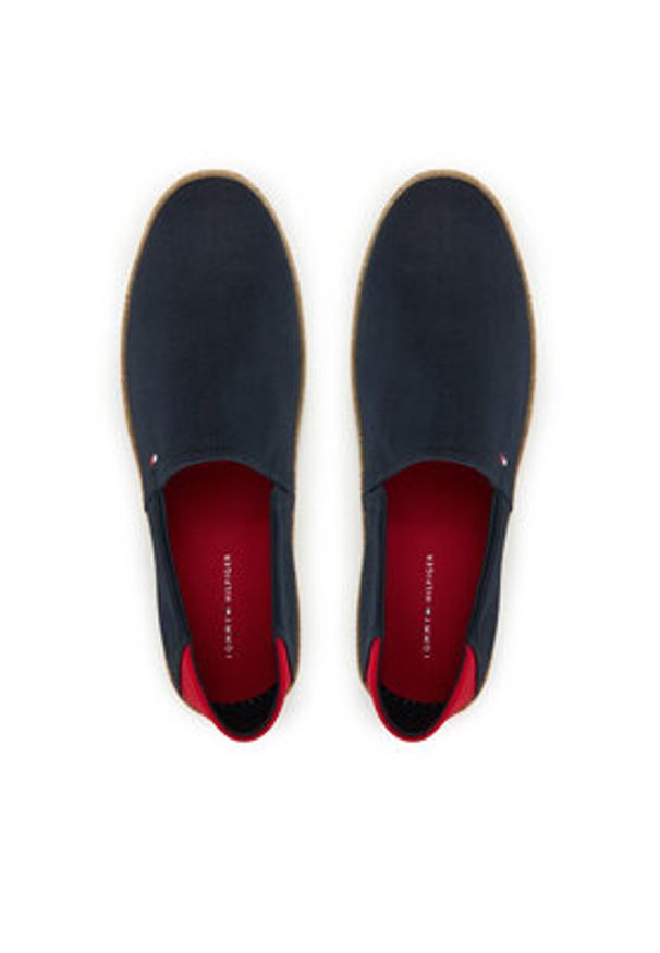 TOMMY HILFIGER - Tommy Hilfiger Espadryle FM0FM05353 Granatowy. Kolor: niebieski. Materiał: materiał