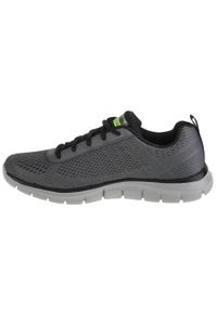 skechers - Skechers Moulton, Szary. Zapięcie: sznurówki. Kolor: wielokolorowy, czarny, szary. Materiał: materiał, tkanina. Szerokość cholewki: normalna. Sport: turystyka piesza