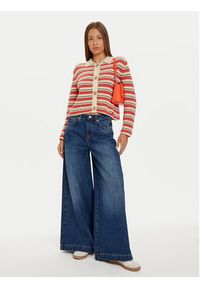 United Colors of Benetton - United Colors Of Benetton Jeansy 45F8DE01Z Granatowy Wide Leg. Kolor: niebieski