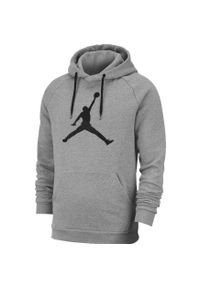 Sportowa Bluza z kapturem Air Jordan Jumpman Logo. Typ kołnierza: kaptur. Kolor: szary