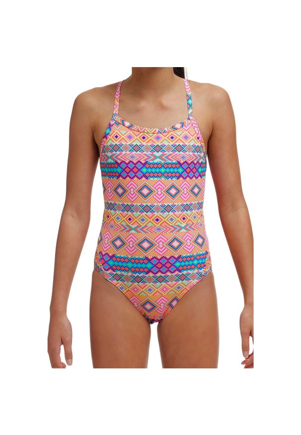 FUNKITA - Strój do pływania dziewczęcy Funkita Devil In Detail - Twisted. Kolor: wielokolorowy
