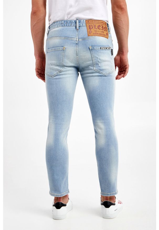 Philipp Plein - Jeansy PHILIPP PLEIN. Wzór: aplikacja, napisy
