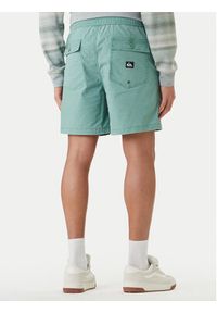 Quiksilver Szorty materiałowe Taxer Fatigue EQYWS03897 Zielony Regular Fit. Kolor: zielony. Materiał: bawełna #3