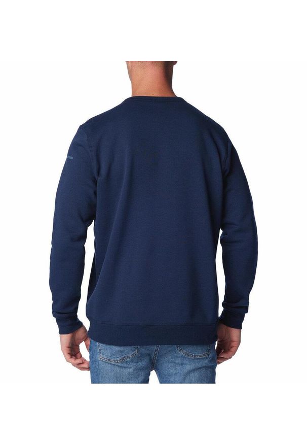 columbia - Columbia Bluza Logo Fleece Crew 1884931469. Kolor: niebieski