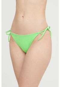 Calvin Klein figi kąpielowe kolor zielony. Kolor: zielony. Materiał: materiał. Wzór: nadruk