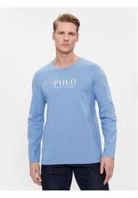 Polo Ralph Lauren Koszulka piżamowa 714899614008 Niebieski Regular Fit. Kolor: niebieski. Materiał: bawełna