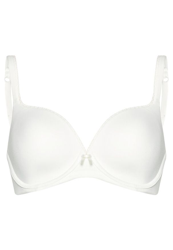 Triumph Biustonosz z fiszbiną Perfectly Soft 10131358 Biały. Kolor: biały. Materiał: syntetyk