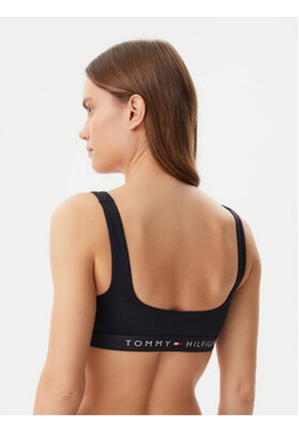 TOMMY HILFIGER - Tommy Hilfiger Góra od bikini UW0UW04108 Czarny. Kolor: czarny. Materiał: syntetyk