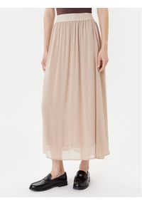 JOOP! Spódnica trapezowa 58 253S58Sumi 30047649 Beżowy Regular Fit. Kolor: beżowy. Materiał: wiskoza