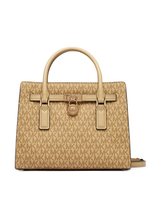 MICHAEL Michael Kors Torebka Hamilton Moderne 30T6GNXS1V Kremowy. Kolor: kremowy. Materiał: skórzane