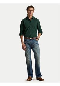 Polo Ralph Lauren Koszula 710654408082 Zielony Regular Fit. Typ kołnierza: polo. Kolor: zielony. Materiał: bawełna #6
