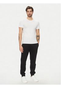 Lacoste Komplet 3 t-shirtów TH9007 Biały Slim Fit. Kolor: biały. Materiał: bawełna #4