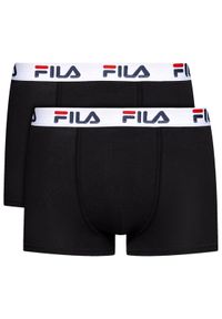 Fila Komplet 2 par bokserek FU5016/2 Czarny. Kolor: czarny. Materiał: bawełna