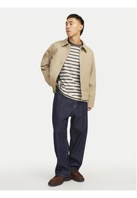 Jack & Jones - Jack&Jones Longsleeve Islington 12273202 Beżowy Loose Fit. Kolor: beżowy. Materiał: bawełna. Długość rękawa: długi rękaw #3