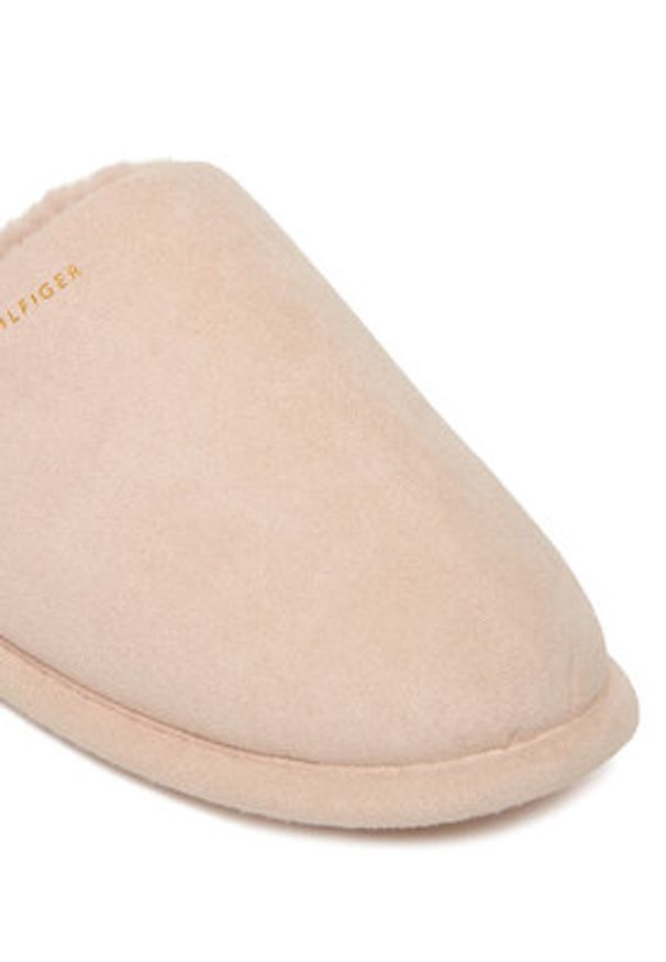 TOMMY HILFIGER - Tommy Hilfiger Kapcie Soft House Shoe FW0FW08853 Różowy. Kolor: różowy. Materiał: materiał