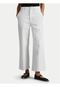Polo Ralph Lauren Spodnie materiałowe 211873988002 Écru Wide Leg. Materiał: bawełna #1
