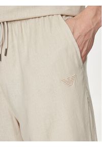 Emporio Armani Underwear Spodnie materiałowe 211871 4R467 00040 Écru Regular Fit. Materiał: wiskoza #3