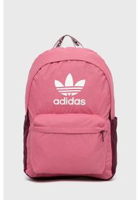 adidas Originals Plecak damski kolor różowy duży z nadrukiem. Kolor: różowy. Materiał: materiał. Wzór: nadruk #1