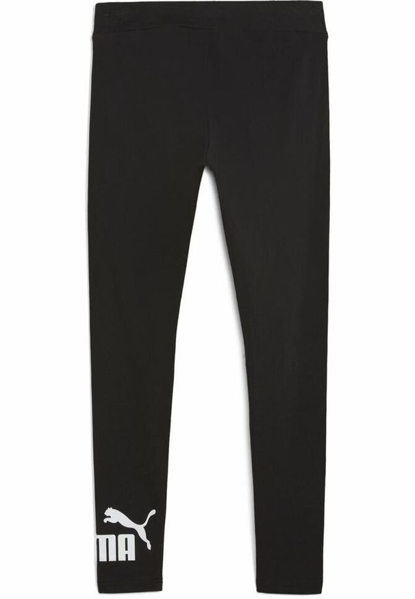 Puma - Legginsy damskie z logo No. 1 ESS PUMA Black. Kolor: czarny. Materiał: jersey, materiał