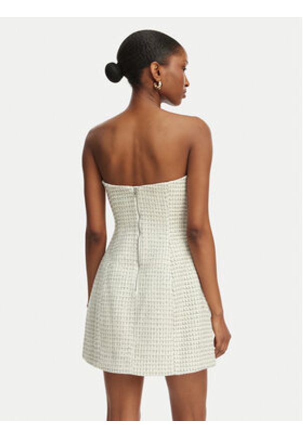 BARDOT - Bardot Sukienka koktajlowa Florine 60134DB Écru Slim Fit. Kolor: kremowy. Materiał: syntetyk. Styl: wizytowy