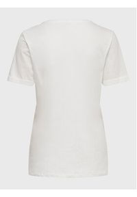 only - ONLY T-Shirt Kita 15244714 Biały Regular Fit. Kolor: biały. Materiał: bawełna #4