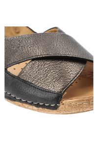 Czarne Sandały Maciejka Wygodne Obuwie Damskie. Okazja: na co dzień. Zapięcie: pasek. Kolor: czarny. Materiał: skóra. Sezon: lato. Styl: klasyczny, casual, elegancki #4