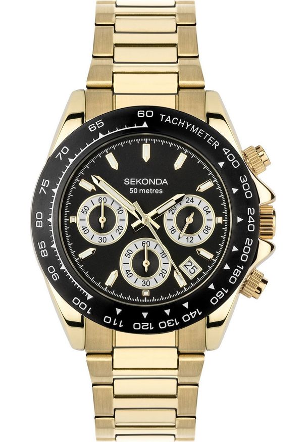 Zegarek Sekonda Zegarek męski Sekonda 30203 złoty. Kolor: złoty