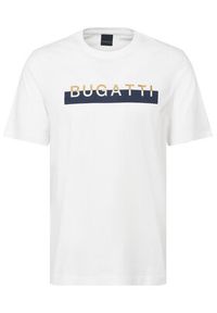 Bugatti T-Shirt 8350-75043C Biały Regular Fit. Kolor: biały. Materiał: bawełna #5