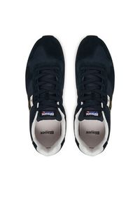 Blauer Sneakersy S6QUEENS01/MES Granatowy. Kolor: niebieski. Materiał: zamsz, skóra #4