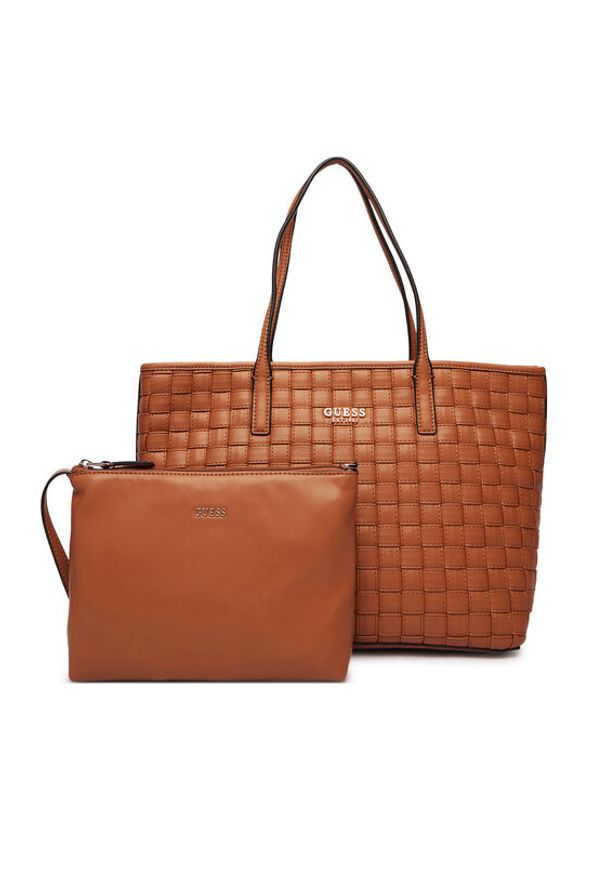 Guess Torebka Sandy HWWG84 18230 Brązowy. Kolor: brązowy. Materiał: skórzane