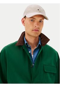 TOMMY HILFIGER - Tommy Hilfiger Czapka z daszkiem Th Flag 6 Panel Cord Cap AM0AM13583 Écru. Materiał: poliester, materiał