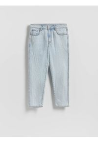Reserved - Jeansy carrot fit - niebieski. Kolor: niebieski