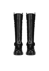 Gino Rossi Kozaki SIDE-682-1695 Czarny. Kolor: czarny. Materiał: skóra #4