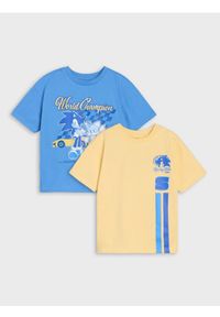 Sinsay - Koszulki 2 pack Sonic The Hedgehog - wielobarwny