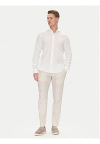 JOOP! Koszula 17 JSH-146Pai-W 30046075 Biały Slim Fit. Kolor: biały. Materiał: len #5