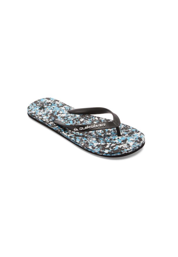 Quiksilver - Klapki dla Mężczyzn MOLOKAI RECYCLED Multicolore. Kolor: niebieski. Materiał: guma, syntetyk. Sport: pływanie