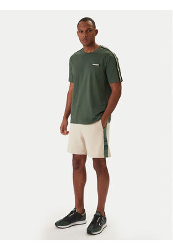 EA7 Emporio Armani T-Shirt 7M001476 AF10375 Zielony Regular Fit. Kolor: zielony. Materiał: bawełna