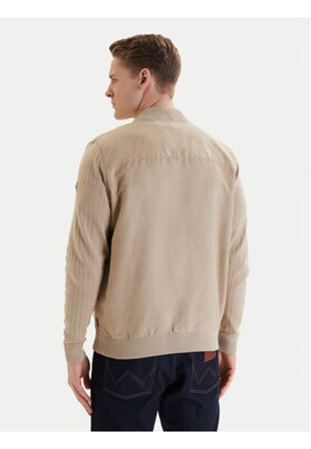 Bugatti Kurtka przejściowa 7600-15527E Beżowy Regular Fit. Kolor: beżowy. Materiał: bawełna
