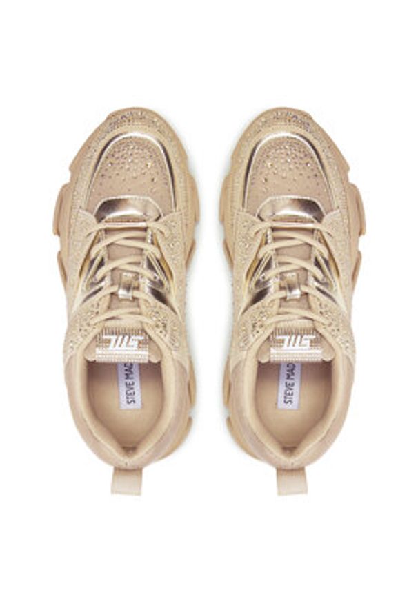 Steve Madden Sneakersy Privy SM19000082 Beżowy. Kolor: beżowy. Materiał: materiał