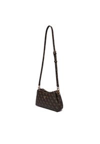 Guess Torebka Noelle II Mini HWQG96 72730 Brązowy. Kolor: brązowy. Materiał: skórzane #5