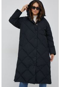 United Colors of Benetton kurtka puchowa damska kolor czarny zimowa oversize. Kolor: czarny. Materiał: puch. Sezon: zima #1
