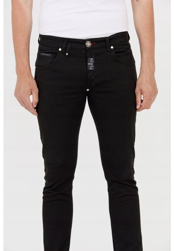 Philipp Plein - PHILIPP PLEIN Czarne męskie jeansy, Rozmiar 31. Kolor: czarny