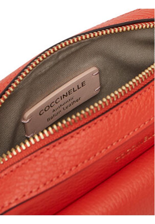 Coccinelle Torebka E1 MF6 55 04 01 Pomarańczowy. Kolor: pomarańczowy. Materiał: skórzane