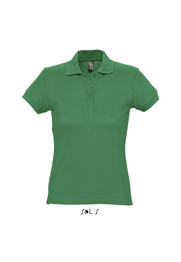 SOL'S - Polo Sol's Passion. Okazja: na co dzień. Typ kołnierza: polo. Kolor: zielony. Styl: casual