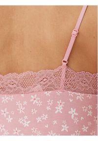 Hunkemöller Piżama 302095 Różowy Regular Fit. Kolor: różowy. Materiał: wiskoza #3