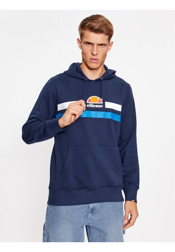 Ellesse Bluza Alroni SHR13709 Granatowy Regular Fit. Kolor: niebieski. Materiał: bawełna