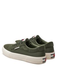 Tommy Jeans Tenisówki Tjm Vulc. Skate Derby EM0EM01427 Zielony. Kolor: zielony. Materiał: zamsz, skóra