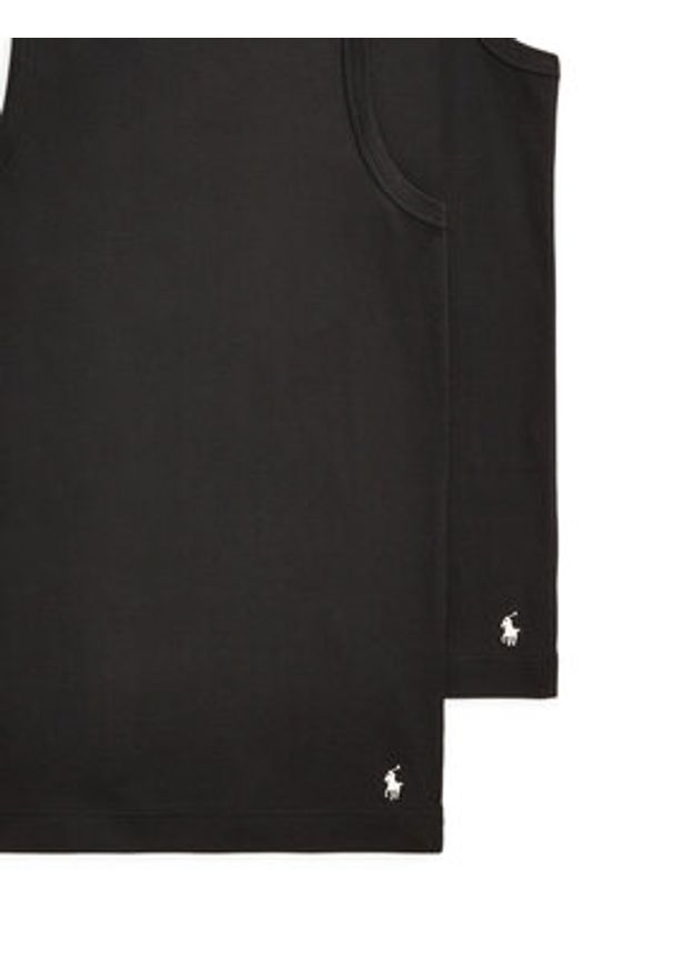 Polo Ralph Lauren Komplet 2 tank topów 714959333001 Czarny Slim Fit. Typ kołnierza: polo. Kolor: czarny. Materiał: bawełna